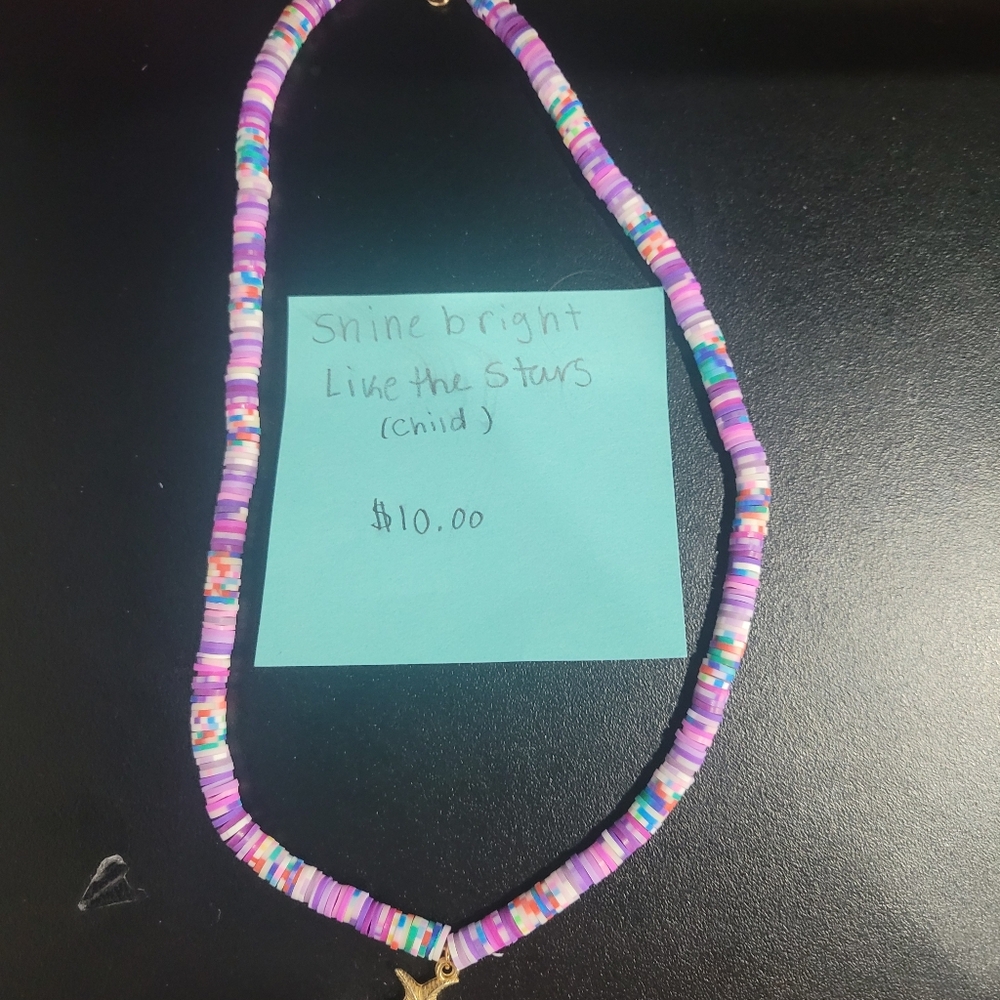 Handmade Clay bead necklace